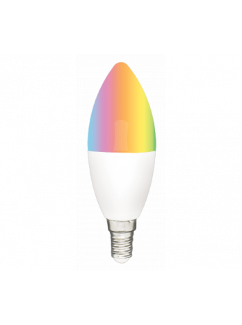 Ampoule connectée C37-RGB-E14